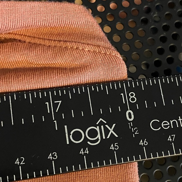 Be Cool Women’s Sleeveless V-Neck Light Brick Color Maxi Dress Size L - Picture 6 of 6